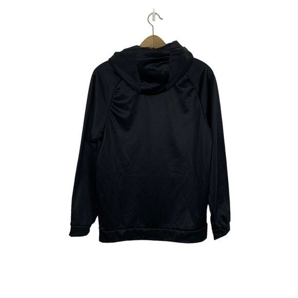 Nike Dri Fit Black Hoodie Sweatshirt Pullover Athletic Logo Small Mens - Picture 3 of 5
